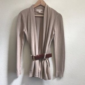 SOLD Michael Kors belted sweater XS